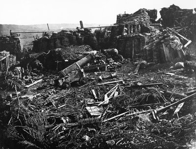 Innenansicht des Redan, 1855 von James Robertson